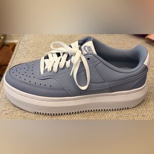 Nike Court Vision Alta 'Ashen Slate' Blue Sneakers